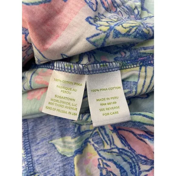 Lilly Pulitzer Kerri Maxi Dress Easy Tiger Floral Print Womens Small Sleeveless - Picture 9 of 10